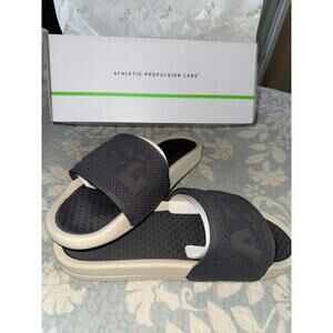 APL Techloom Big Logo Sandals Slides Men's 10. Color Astroid/Navy. New in box.